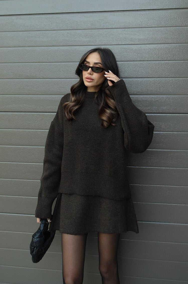Marigold | Wool-Blend Knit Set