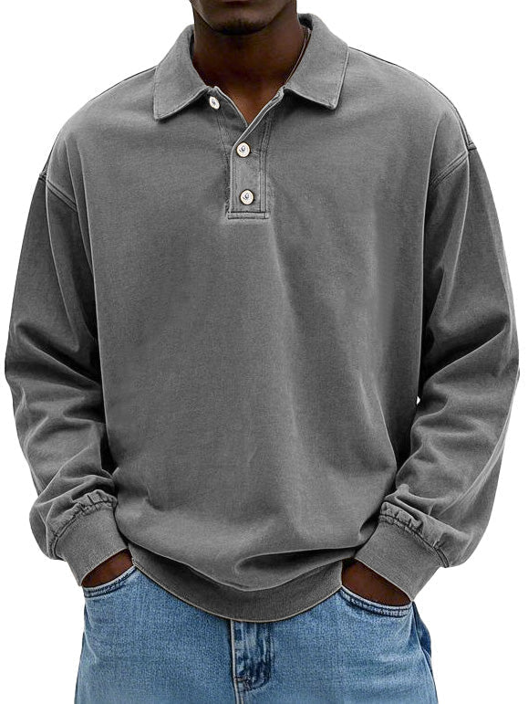 Daniel | Vintage Long Sleeve Polo