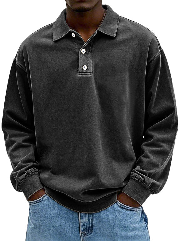 Daniel | Vintage Long Sleeve Polo