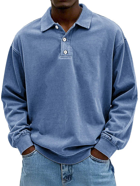 Daniel | Vintage Long Sleeve Polo