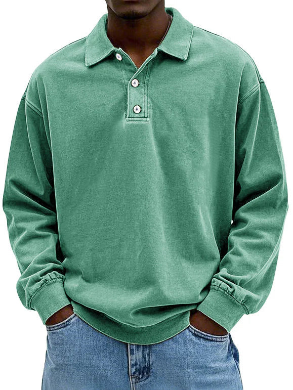Daniel | Vintage Long Sleeve Polo