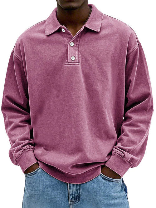 Daniel | Vintage Long Sleeve Polo