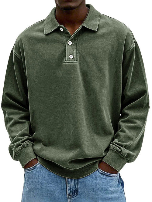 Daniel | Vintage Long Sleeve Polo