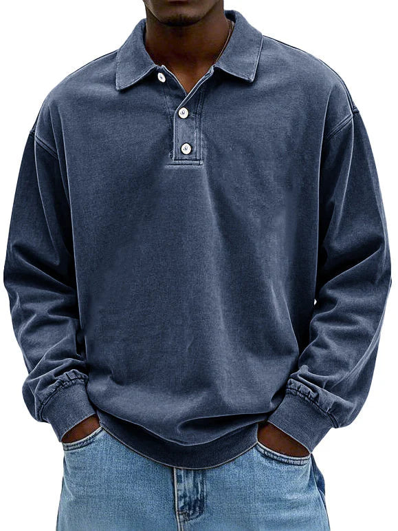 Daniel | Vintage Long Sleeve Polo